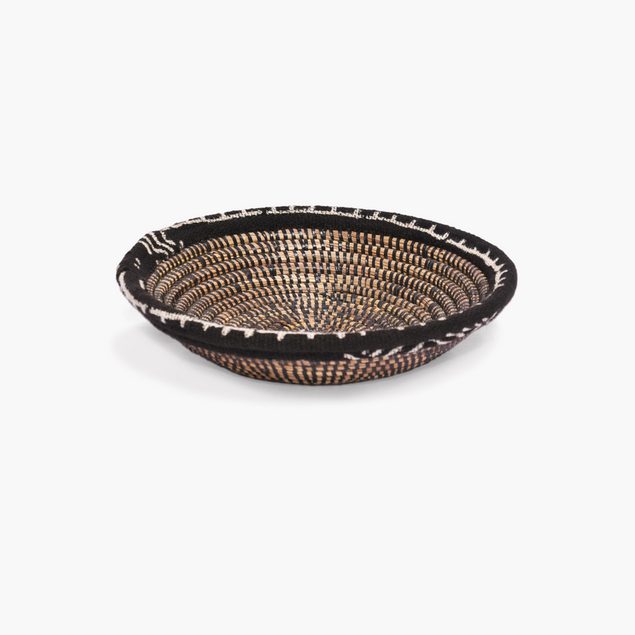 The Diouf Basket - Black Bogolan